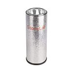 stonylab Dewar Flask, Cylindrical Form Borosilicate Glass Dewar Flask with Aluminum Base, 200 mm Interior Depth and 60 mm Interior Diameter for Laboratory - 350 ml