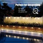 SOLPEX Solar Deck Lights Outdoor 16