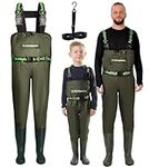 DaddyGoFish Kids Chest Waders - Wat