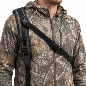HUNTPAL Stalker Sling for Rifle Shotgun & Crossbow, Tactical Backpack Gun Sling, No Drill Installation, Non-Rotating or Swivel Options Available, Neoprene Padded Hunting Shoulder Strap