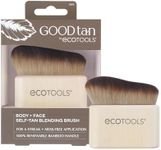 EcoTools Good Tan Body + Face Self-Tan Blending Brush, Kabuki Brush For Applying Self Tanner, Sunless Tanner Blending Brush, Eco Friendly Self Tanning Brush, Vegan, & Cruelty Free, 1 Count