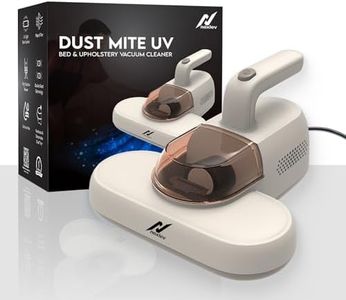 Nexlev Dust Mite UV Bed/Sofa Vacuum|UV Light, Dehumidification,HEPA Filtration,Strong Double Beat & Suction|Ideal for Bed, Sofa, Pillow & Other Fabrics| 4M Extra long Cord|Kills 99.9% Bacteria | MR-01