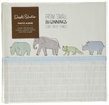 C.R. Gibson Animal Themed Slim Photo Journal Album for Babies and Newborns by DwellStudio, 9" W x 8.875" H, 80 Pages