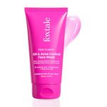 Foxtale Oil and Acne Control Face Wash | 2% Salicylic Acid + Niacinamide + Cica + Hyaluronic Acid | Fights Acne, Fades Marks, Controls Oil, Soothes Skin | Non-Drying Cleanser for Oily Skin
