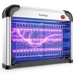 Buzbug LED Bug Zapper Indoor, 3 Efficient 50000H LED Bulbs, Energy Saving & Dual Band Attraction, High-Voltage Electric Mosquito Zapper, Fly Trap Mosquito Trap, Fly Killer Fly Zapper -MA009