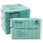 Atitifope Multipurpose Cleaning Cloths Nonstick Wiping Rags Disposable Cleaning Towels Dish Cloths (160)