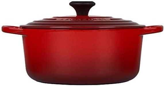 Le Creuset Enameled Cast Iron Signature Round Dutch Oven, 5.5 qt, Cerise