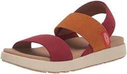 Keen Women's Elle Backstrap Sandal, Merlot Birch, 10 US