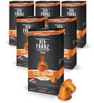 Nespresso Compatible Coffee Capsules, 6 x 10 Capsules, Caramel aroma