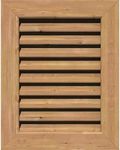 Ekena Millwork GVWVE12X1801SFUWR Gable Vents 12"W x 18"H (17"W x 23"H Frame Size) Unfinished Western Red Cedar