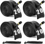 4 Pack 20" Bike Tubes with 2 Tire L