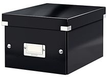 Leitz A5 Storage Box, Click and Store Range 60430095 - Small, Black