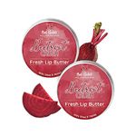 Nat Habit Lip Balm Fresh Beetroot Crush Lip Butter With Desi Ghee & Raw Honey For Natural Pink Lips, Nourishment, Dark And Chapped Lips (Pack of 2 X 10gm)