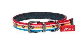 Rosewood Joules Rainbow Stripe Dog Collar Small