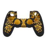 Vbestlife Game Controller Soft Silicone Case Skin Grip Shell Cover for Sony Playstation 4, for PS4 (Yellow)