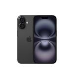Apple iPhone 16, 256GB, Black (Renewed)