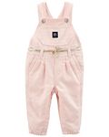 OshKosh B'Gosh Baby Girls' World's Best Overalls, Light Pink, 12 Months