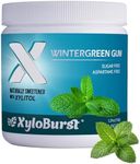XyloBurst Gum | Xylitol Chewing Gum | Sugar Free, Gluten Free, Keto Friendly | Aspartame Free Gum For Oral Health | Wintergreen | 100-Count Jar