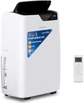 SereneLife Single Duct Portable AC - 14,000 BTU Window AC, 3-in-1 Functions: Auto Cooling, Dehumidifier, & Fan, Compact and Ventless Design, Quick Setup and Perfect for Homes, Offices, or Businesses