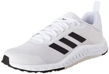 adidas Unisex-Adult Everyset Training, White/Black/Grey, 10