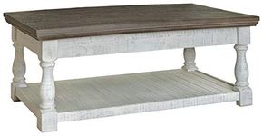 Signature Design by Ashley Havalance Lift Top Cocktail Table, Gray/White