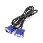 uxcell Male to Female 15pin VGA Extension Cable 55 Inch Long for Computer LCD