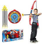 xwin sportseries Kids Archery Bow and Arrows Set Kids Practice Cross Bow for Training Girls, Boys Toy Archery Set Fun Sports Game with 10 Durable Suction Cup Arrows Perfect for Indoor or Outdoor Games