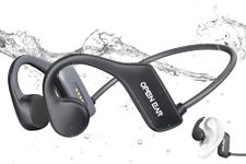 AHEYE Bone Conduction Headphones, IP68 Waterproof Swimming Headphones with 32GB MP3 Player & 8Hrs Playtime, Bluetooth 5.3 Open-Ear Headphones Wireless Underwater Earbuds for Swimming Running Cycling