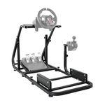 Dardoo Racing Simulator Cockpit Fits for Logitech G923 G29 G920 G PRO, Thrustmaster T80 T150 Steering Wheel Gaming Not Included Steering Wheel, Pedal, Handbrake and Seat