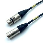 Sonic Plumber Neutrik XLR Male to Female 3 pin Balanced Microphone Cable (1 meter)(Black)