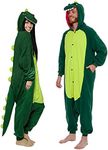 Silver Lilly Adult Pajamas - One Piece Cosplay Animal Costume (Dinosaur L)