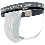 Shock Doctor Athletic Supporter Jockstrap with Cup Pocket, Youth & Adult