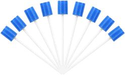 Pack of 50 Sponge Swabs Disposable Mouth Cleaning Sponge Swab Dental Stick for Oral Care Sponge Swabs Mouth Cleaning Swab (Blue)