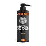 The Shave Factory After Shave Cream & Cologne 2in1 500ml 25% MORE - For Professional Barbers/Hairdressers and Traditional Shaving Enthusiasts (Golden)