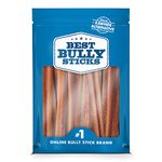 100% Natural 4-inch Bully Sticks by Best Bully Sticks (8oz. Bag) by Best Bully Sticks