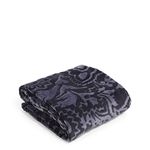 Vera Bradley Women's Fleece Plush Throw Blanket, Java Navy Tonal, 80 X 50