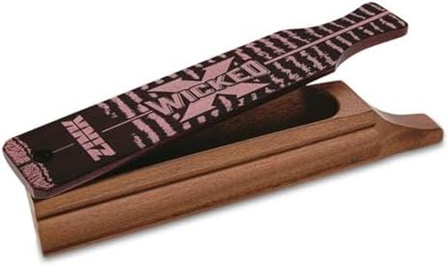 Zink Wicked X Box Call for Turkey Hunting | Double-Sided Mahogany Wood Turkey Call | Hand-Built Hand-Tuned Bird Call | Compatible with Left- and Right-Handed Users