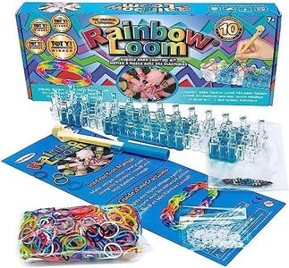 Bandai Rainbow Loom Original - Bracelet Making - Weaving Frame with 600 Rubber Bands - CD00001