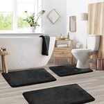 Clara Clark 3-Pack Bath Mat Set - L