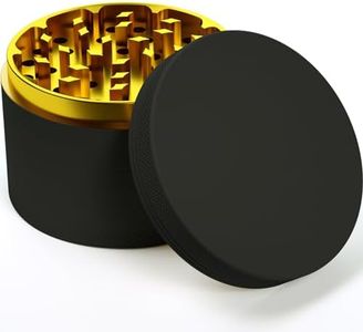 Spice Grinder Aluminum for Manual 3.0" Black & Gold