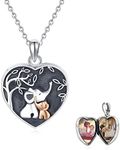 Sterling Silver Heart Locket Neckla