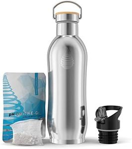 Invigorated Water Insulated Water Bottle - Alkaline Water Filter Included - Water Bottles Alkaline - Double Walled Metal - Sports Bottle with Filter - Stainless Steel Insulated Bottle - 950ml