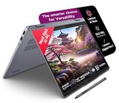 Lenovo IdeaPad 5 2-in-1 AMD Ryzen AI 7 350 (24GB RAM/1TB SSD/14 (35.5cm)/WUXGA OLED/Windows 11 AI Now/Copilot+PC/Office Home 2024/Digital Pen 2/Grey/1.5Kg), 83KT000LIN Convertible Laptop