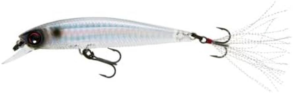 Yo-Zuri 3DB Jerkbait Suspending Lure, Prism Ghost Shad, 3 1/2-Inch