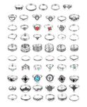 FASHION PLAZA Wedding Ring Sets