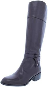 Alfani Womens Berniee Leather Knee-High Riding Boots Brown 7 Medium (B,M)