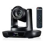 iuZee 4K PTZ Conference Room Camera USB3.0/HDMI Live Streaming Camera 12X Optical Zoom Wide Angle for Video Conferencing Church Streaming Education Medical Work with Zoom Skype Teams OBS YouTube