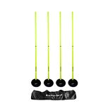 Gear FC Speed and Agility Turf Training Poles - 4 Pack -