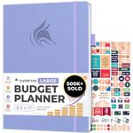 Clever Fox Budget Planner - Expense Tracker Notebook. Monthly Budgeting Organizer, Finance Logbook & Accounts Book, Bill Tracker, A4 (Lavender)