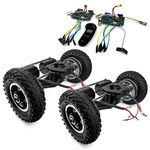 4WD Electric Mountain Skateboard Conversion Kit 4 Wheels Drive Off-Road Skateboard With LCD Display Remote